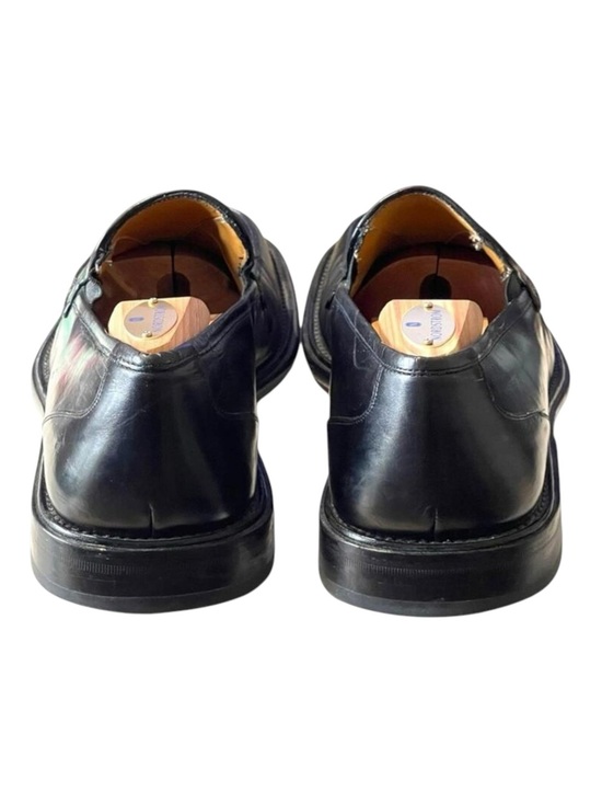 Avventura ᪣ Hand Crafted Quilted Detail Dress Shoe Loafers ᪣ Black Leather ᪣ 10M
